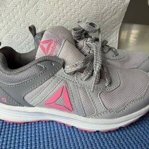 Reebok Gray and Pink Athletic Shoes